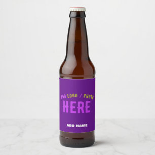 STIJLVOOL MODERN AANPASBAAR INDIGO GECERTIFICEERD BIER ETIKET