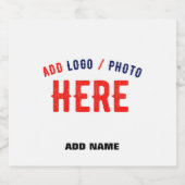 STIJLVOOL MODERN AANPASBAAR WIT GECERTIFICEERD GEM BIER ETIKET (Enkel label)