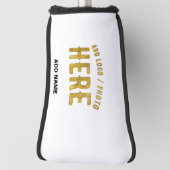 STIJLVOOL MODERN AANPASBAAR WIT GECERTIFICEERD GEM GOLFHEADCOVER (Draai 90)