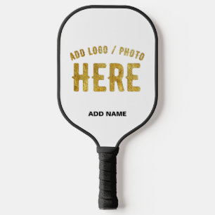 STIJLVOOL MODERN AANPASBAAR WIT GECERTIFICEERD GEM PICKLEBALL PADDLE