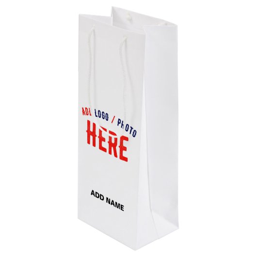 STIJLVOOL MODERN AANPASBAAR WIT GECERTIFICEERD GEM WIJN CADEAUTAS (Voorkant Gekanteld)