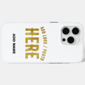 STIJLVOOL MODERN AANPASBAAR WIT GECERTIFICEERD MER Case-Mate iPhone CASE (Achterkant (horizontaal))