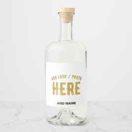 STIJLVOOL MODERN AANPASBAAR WIT GECERTIFICEERD MER LIKEURFLES ETIKET