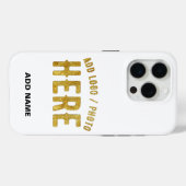 STIJLVOOL MODERN AANPASBAAR WIT GECONTROLEERD MERK Case-Mate iPhone CASE (Achterkant (horizontaal))