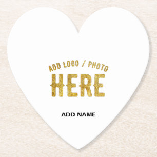 STIJLVOOL MODERN AANPASBAAR WIT GECONTROLEERD MERK KARTONNEN ONDERZETTERS