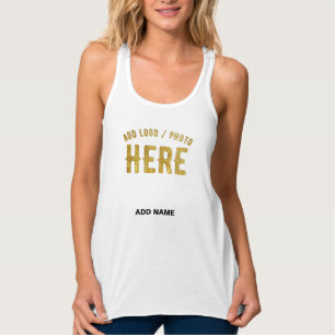 STIJLVOOL MODERN AANPASBAAR WIT GECONTROLEERD MERK TANKTOP