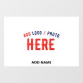 STIJLVOOL MODERN AANPASBAAR WIT GEVÉRIFICEERD MERK RAAMSTICKER (Vel)