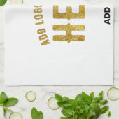 STIJLVOOL MODERN AANPASBAAR WIT GEVÉRIFICEERD MERK THEEDOEK (Gevouwen)