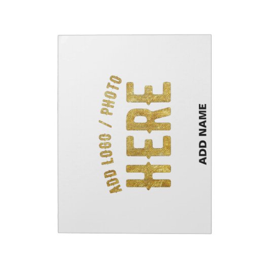 STIJLVOOL MODERN AANPASBAAR WIT GEVERIFIEERD GEMER NOTITIEBLOK (Gedraaid)