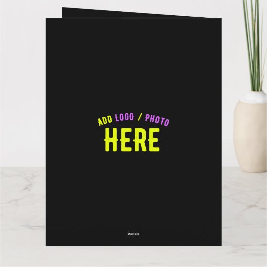 STIJLVOOL MODERN AANPASBAAR ZWART GECERTIFICEERD G BEDANKKAART (Achterkant)