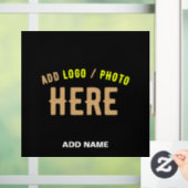 STIJLVOOL MODERN AANPASBAAR ZWART GECERTIFICEERD G RAAMSTICKER (Huis)