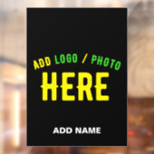 STIJLVOOL MODERN AANPASBAAR ZWART GECERTIFICEERD M RAAMSTICKER (Vel 2)