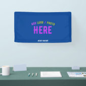 STIJLVOOLDE MODERNE AANGEPASTE KOBALTBLAUWE GEVERE SPANDOEK (Beurs)