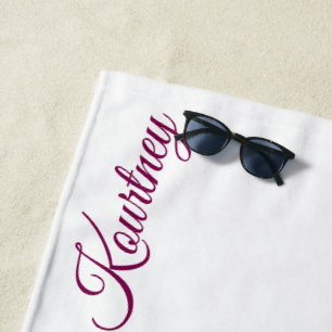 STIJLVOOLDE MODERNE Aangepaste NAAM BRUID BACHELOR Strandlaken
