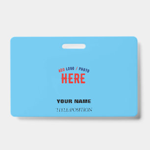 STIJLVOOLDE MODERNE AANGEPASTE SWAG HEMELBLAUWE GE BADGE