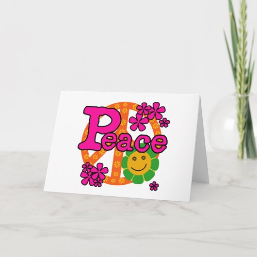 Stijlvrede van 60 s kaart (Voorkant)