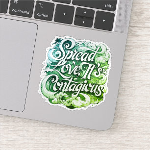 Stiker verspreidde liefde sticker