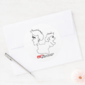 stikker ronde sticker (Envelop)