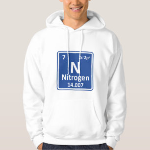 Stikstof Nitro chemisch 7 element. Co2 uitstoot. Hoodie