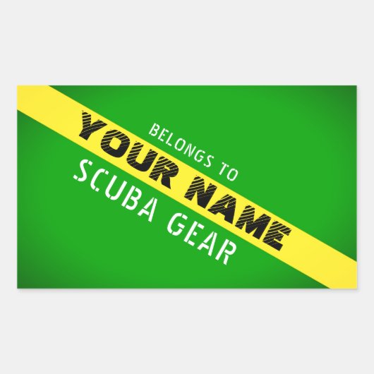 STIKSTOFVLAG. MARKEER APPARATUUR MET EEN PERSOONLI RECHTHOEKIGE STICKER (Voorkant)