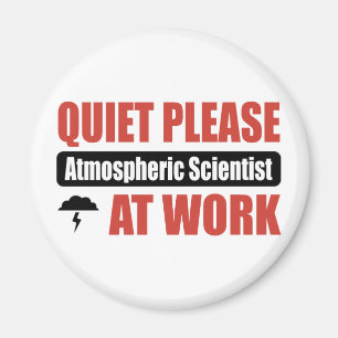 Stil alsjeblieft atmosferische wetenschappers op h magneet
