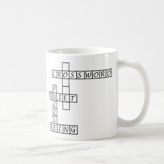 Stil alsjeblieft - Crossword Koffiemok (Rechts)