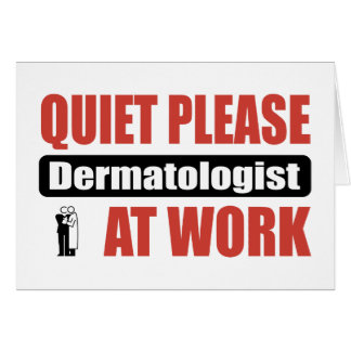 Stil alsjeblieft Dermatoloog op het werk