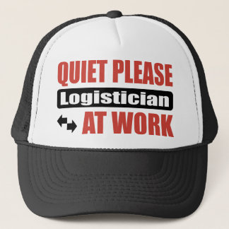 Stil alsjeblieft Logisticus op het werk Trucker Pet