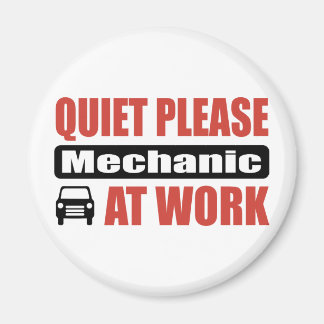 Stil alsjeblieft Mechanic op het werk Magneet
