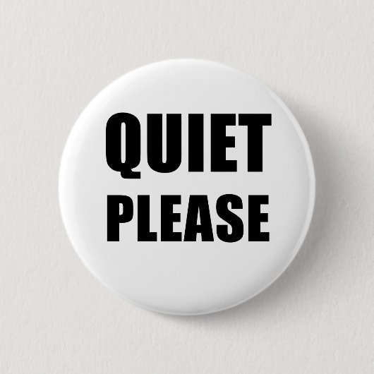 Stil alsjeblieft ronde button 5,7 cm (Voorkant)