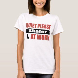 Stil alsjeblieft Skater op het werk T-shirt