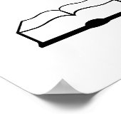 Stil alsjeblieft, student op het werk poster (Hoek)