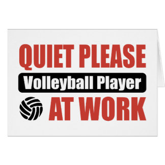 Stil alsjeblieft Volleybalspeler op het werk
