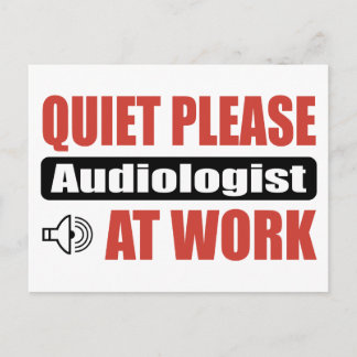 Stil, audioloog op het werk briefkaart