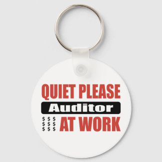 Stil, auditor op het werk sleutelhanger