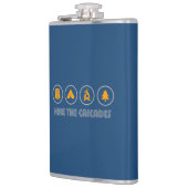 Stil de cascades op heupfles (Links)