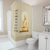 Stil de geest en de soep spreekt MONK Douchegordijn (In situ)