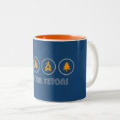 Stil de Tetons Tweekleurige Koffiemok (Voorkant rechts)