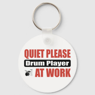 Stil, drumspeler op het werk sleutelhanger