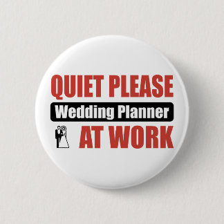 Stil, een bruiloft op het werk ronde button 5,7 cm