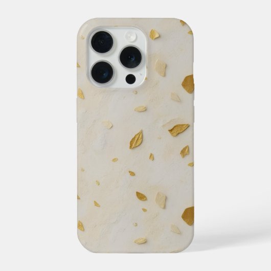 Stil Goud — Subtiele Luxe & Trouwsfeer iPhone Hoesje (Achterkant)