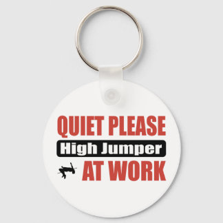 Stil, hoge jumper op het werk sleutelhanger