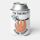 Stil, ik doe het vandaag langzaam. blikjeskoeler (Blikje Achterkant)