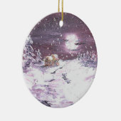 Stil kerstsieraad keramisch ornament (Rechts)