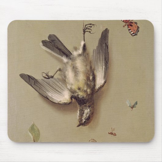 stil leven van dode vogels en kersen, 1712 muismat (Voorkant)