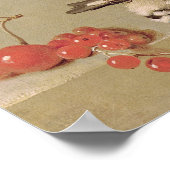 stil leven van dode vogels en kersen, 1712 poster (Hoek)