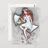 Stil lijden briefkaart (Voorkant / Achterkant)