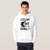 Stil maar dodelijk hoodie (Voorkant volledig)