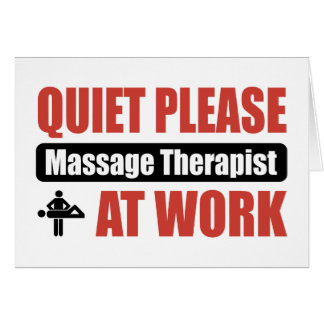 Stil, massage Therapist op het werk