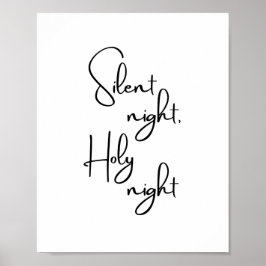 Stil nacht, Heilige nacht Poster
